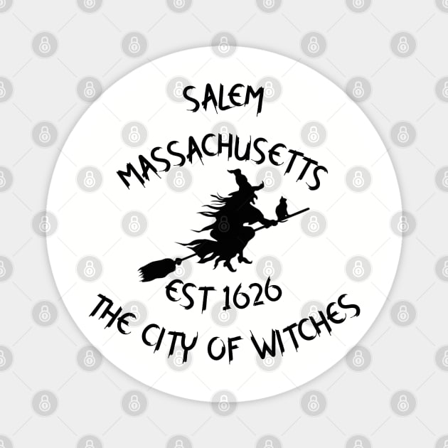 Salem Massachusetts Magnet by Designs by Dyer